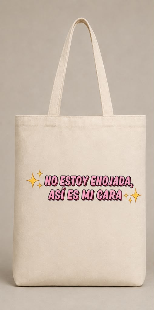 NØMAD No Estoy Enojada Así Es Mi Cara Totebag Drop 7
