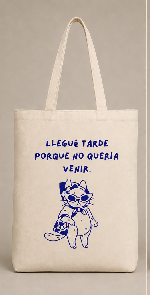 NØMAD Llegé Tarde Porque No Quería Venir Totebag Drop 7