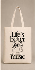 NØMAD Life's Better With Music Totebag Drop 7